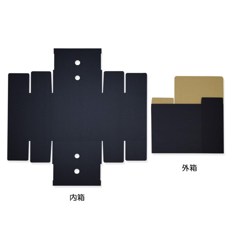 クラフトボックス 引き出し 大人気 収納ボックス 収納ケース ダンボール 段ボール 9枚セット 黒 No 6 カラーボックス用引出し箱 横置き用 インナーボックス