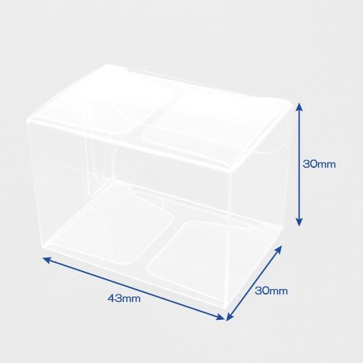 透明ケース 透明箱 クリアケース クリアボックス ギフトボックス ラッピング プレゼント用 ディスプレイ クリアキャラメル箱 (NO24)  43×30×30 10枚セット
