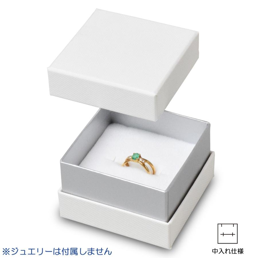 ギフトボックス 紙箱 ジュエリーボックス 無地 ラッピング おしゃれ プレゼント 贈答用 (代引不可) COMBI BOX (7150REP） (白） 40個セットの画像