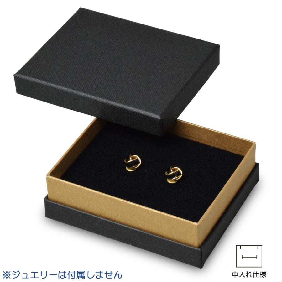 ギフトボックス 紙箱 ジュエリーボックス 無地 ラッピング おしゃれ プレゼント 贈答用 (代引不可) COMBI BOX (7153REP） (黒） 24個セット_2