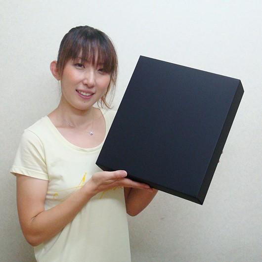 ギフトボックス 化粧箱 ダンボール箱 段ボール箱 段ボール おしゃれ 無地 組み立て プレゼント用 贈答用 ダンボール 組立箱 黒 (No.13) 50組セットの画像