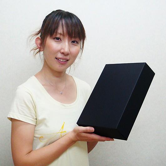 ギフトボックス 化粧箱 ダンボール箱 段ボール箱 段ボール おしゃれ 無地 組み立て プレゼント用 贈答用 ダンボール 組立箱 黒 (No.25) 100組セット_5