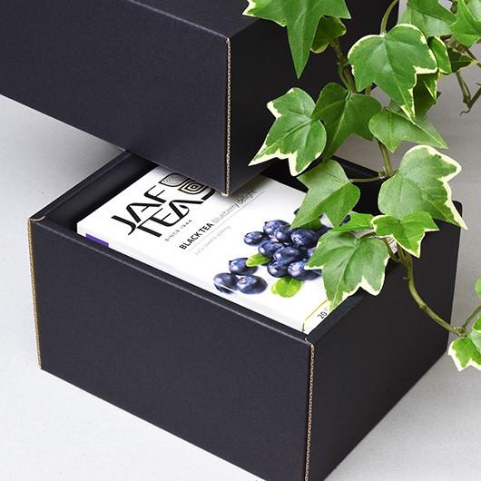 ギフトボックス 化粧箱 ダンボール箱 段ボール箱 段ボール おしゃれ 無地 組み立て プレゼント用 贈答用 ダンボール 組立箱 黒 (No.32) 300組セット_5