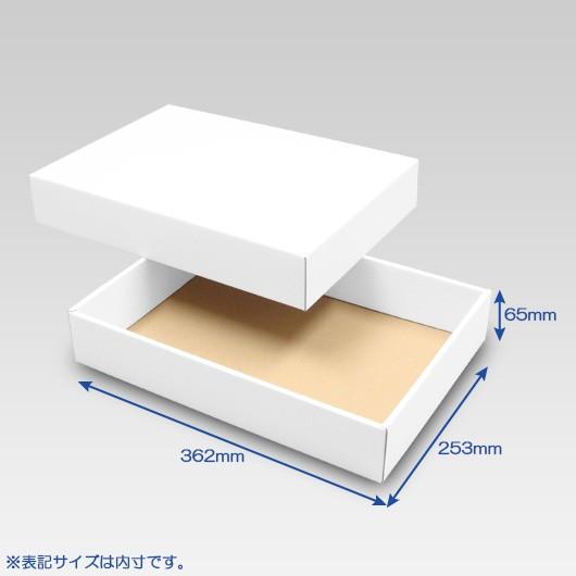 ギフトボックス 化粧箱 ダンボール箱 段ボール箱 段ボール おしゃれ 無地 組み立て プレゼント用 贈答用 ダンボール 組立箱 白 (No.10) 50組セット_1
