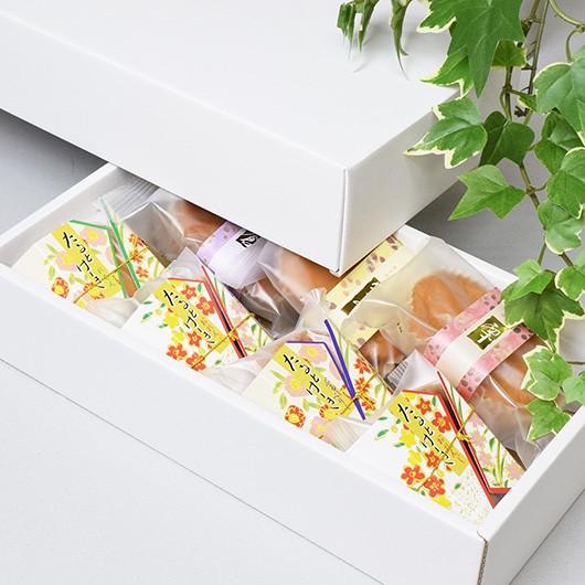 ギフトボックス 化粧箱 ダンボール箱 段ボール箱 段ボール おしゃれ 無地 組み立て プレゼント用 贈答用 ダンボール 組立箱 白 (No.30) 50組セット_5