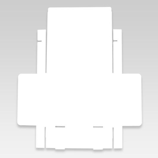 ダンボール箱 段ボール箱 クラフトボックス ギフトボックス 白 無地 プレゼント用 梱包資材 梱包材 梱包用品 ダンボール N式箱 (No.061) 100枚セット_3
