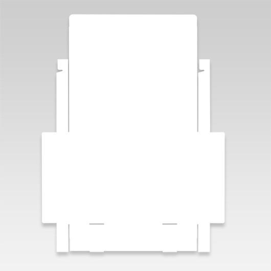 ダンボール箱 段ボール箱 クラフトボックス ギフトボックス 白 無地 プレゼント用 梱包資材 梱包材 梱包用品 ダンボール N式箱 (No.258) 25枚セット_3