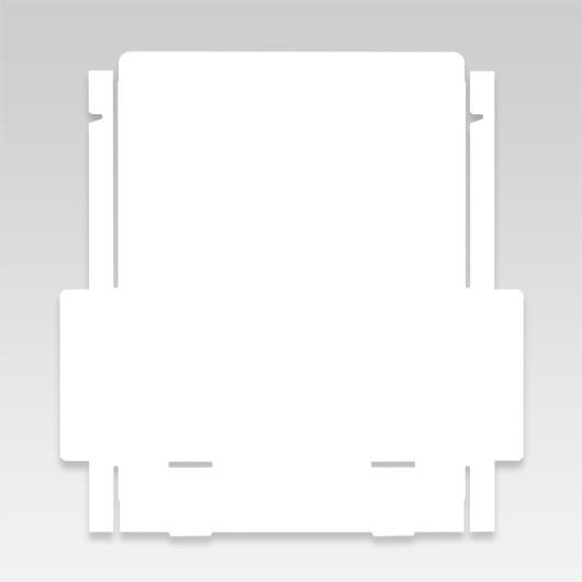 ダンボール箱 段ボール箱 クラフトボックス ギフトボックス 白 薄型 無地 プレゼント用 梱包資材 梱包材 梱包用品 ダンボール N式箱 (No.284) 200枚セットの画像
