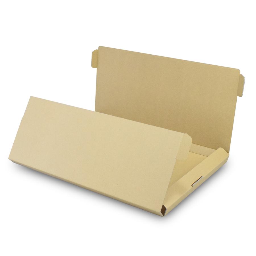 箱 ダンボール 段ボール 薄型 発送箱 梱包材 梱包資材 発送用 宅配用 発送用イージーボックス (タトウ式箱) (A3対応) (クラフト) 100個 セット |  | 03