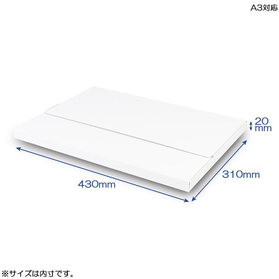 箱 ダンボール 段ボール 薄型 発送箱 梱包材 梱包資材 発送用 宅配用
