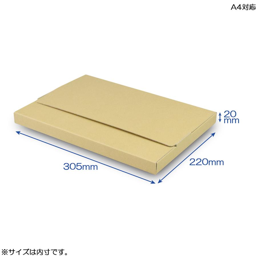 箱 ダンボール 段ボール 薄型 発送箱 梱包材 梱包資材 発送用 宅配用