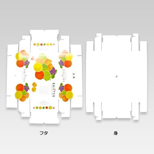 化粧箱 ギフトボックス 紙箱 ギフト箱 フルーツ箱 果物箱 フルーツギフト 贈答用 くだもの 青果 (代引不可) パレット 中長 80セット