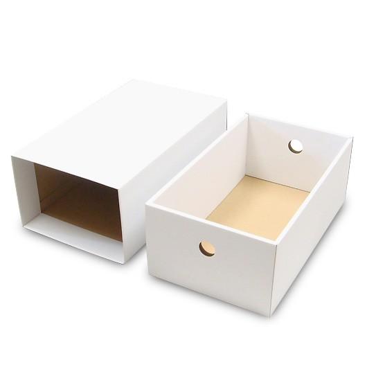 靴収納箱 靴収納ボックス シューズボックス 収納ケース クラフトボックス ダンボール 1足用 靴箱 引き出しタイプ 大 3 180 1mm 白 5枚セット Hikidashi L Wh 005 横井パッケージyahoo 店 通販 Yahoo ショッピング