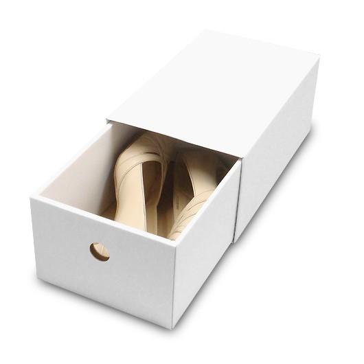 靴収納箱 靴収納ボックス シューズボックス 収納ケース クラフトボックス ダンボール 1足用 靴箱 引き出しタイプ 小 280 160 115mm 白 10枚セット Hikidashi S Wh 010 横井パッケージyahoo 店 通販 Yahoo ショッピング