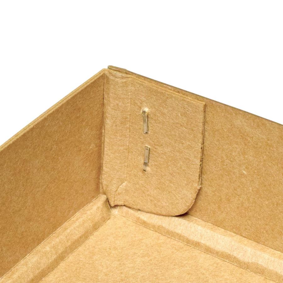 ギフトボックス 紙箱 ラッピング ギフト箱 プレゼント箱 クラフトボックス おしゃれ フタ付き 彩箱ヴィンテージ (No.09) (09) キャメル×グレー 20個セットの画像