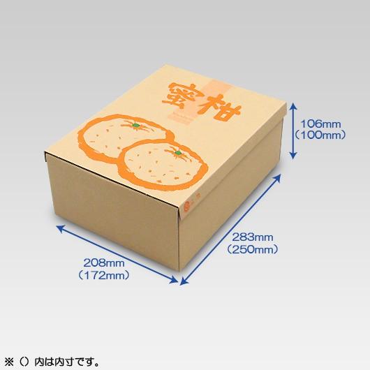 みかんの箱 みかん箱 ミカン箱 化粧箱 ギフトボックス 紙箱 ギフト箱 フルーツ箱 果物箱 フルーツギフト くだもの 青果 代引不可 サービスみかん 100セット Mikan Service 100 横井パッケージyahoo 店 通販 Yahoo ショッピング