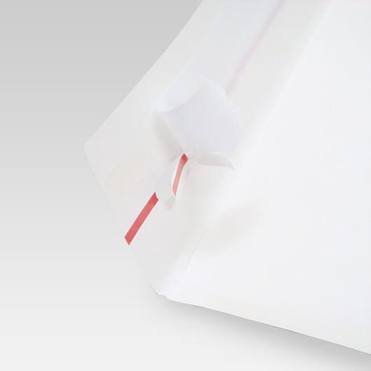プチプチ 封筒 クッション封筒 プチプチ付き封筒 B4 梱包 紙袋 緩衝材 エアーキャップ (代引不可) エアパッキン封筒白 B-4対応 (265×380＋ベロ50mm) 200枚入｜yokoi-package2｜02