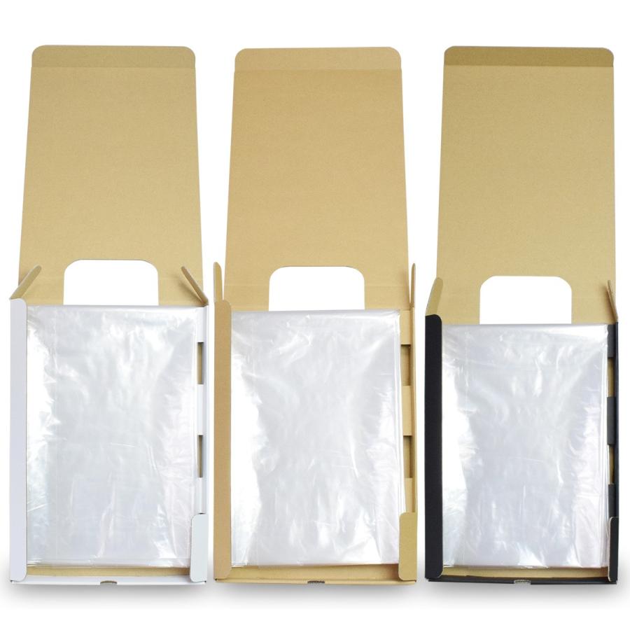 ゴミ袋収納ケース ビニール袋収納 ポリ袋収納 45l 45リットル 縦置き 隙間収納ボックス キッチン収納 ゴミ袋収納箱 ゴミ袋付 3個入 白 クラフト 黒 2セット Tb Box Set All 002 横井パッケージyahoo 店 通販 Yahoo ショッピング