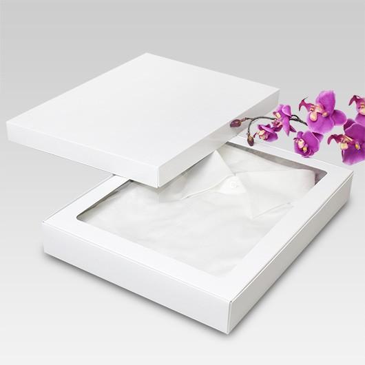 ギフトボックス 紙箱 白 化粧箱 ラッピング 店舗用品 シャツ箱 タオル