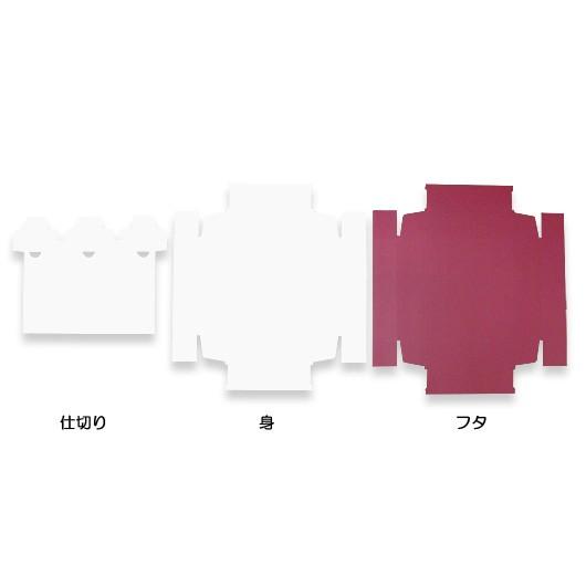 ワイン箱 ワイン用箱 ギフトボックス 化粧箱 縦長 ギフト用 プレゼント用 贈答用 ボトル 酒瓶 ワイン 組立箱 通常ボトル用 (3本入れ) (K03) 50組セット_2