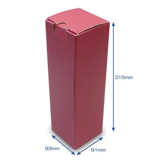 ワイン用箱 ギフトボックス 化粧箱 縦長 細長い ギフト用 プレゼント用 贈答用 ボトル 酒瓶 ワイン箱 スタンドタイプ (No.01) 1本入れ 50枚セットの画像