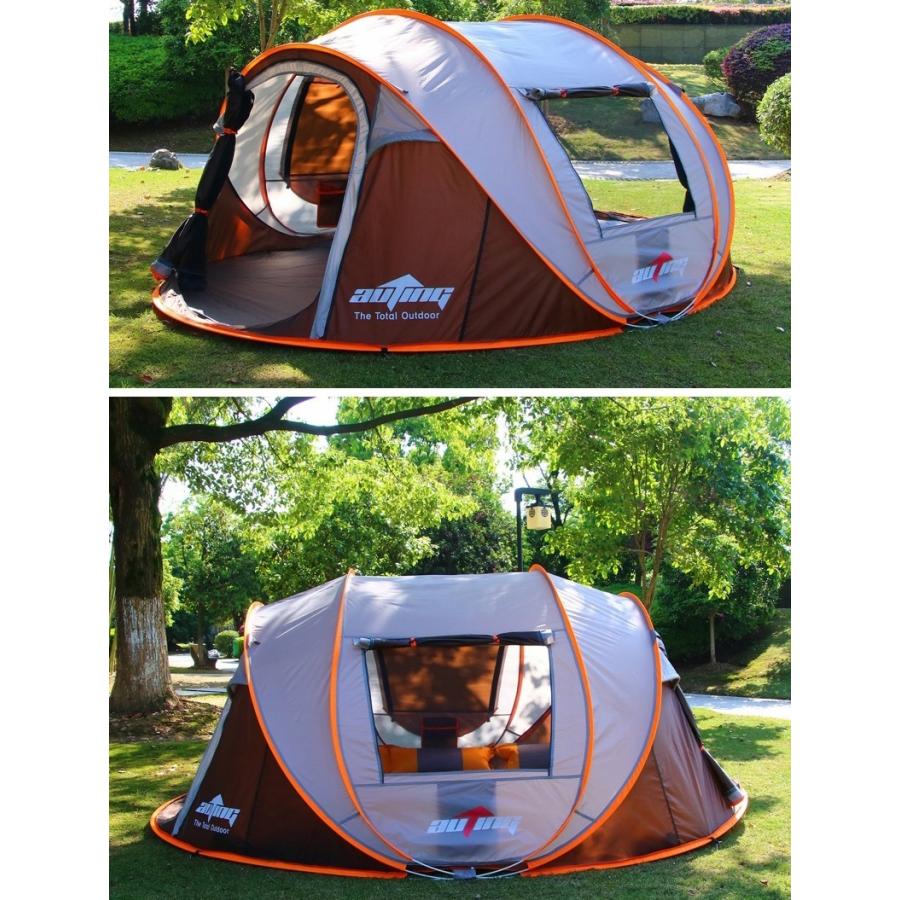 キャンプ テント おすすめ ワンタッチテント ポップアップテント 簡単 大きいサイズ ファミリー 5 6人用 キャンプ 車中泊 寝袋 アウトドア Qktt01 Qktt01 りんごヤフーショップ 通販 Yahoo ショッピング