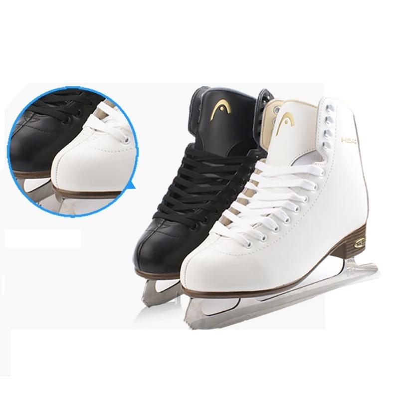 アイススケート靴 フィギュアスケート ブラック/ホワイト 大人用/子供 