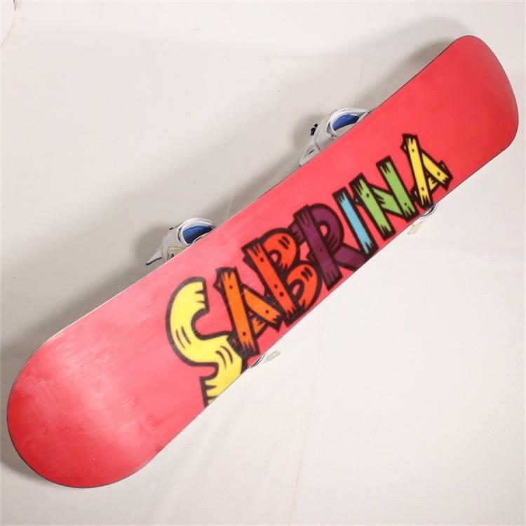 SABRINA×SALOMON ボード2点セット サイズ142cm 【中古】スノーボード2点セット スノボ 板 バインディング ボードセット サブリナ サロモン レディース 型落ち｜yokonorinet｜02