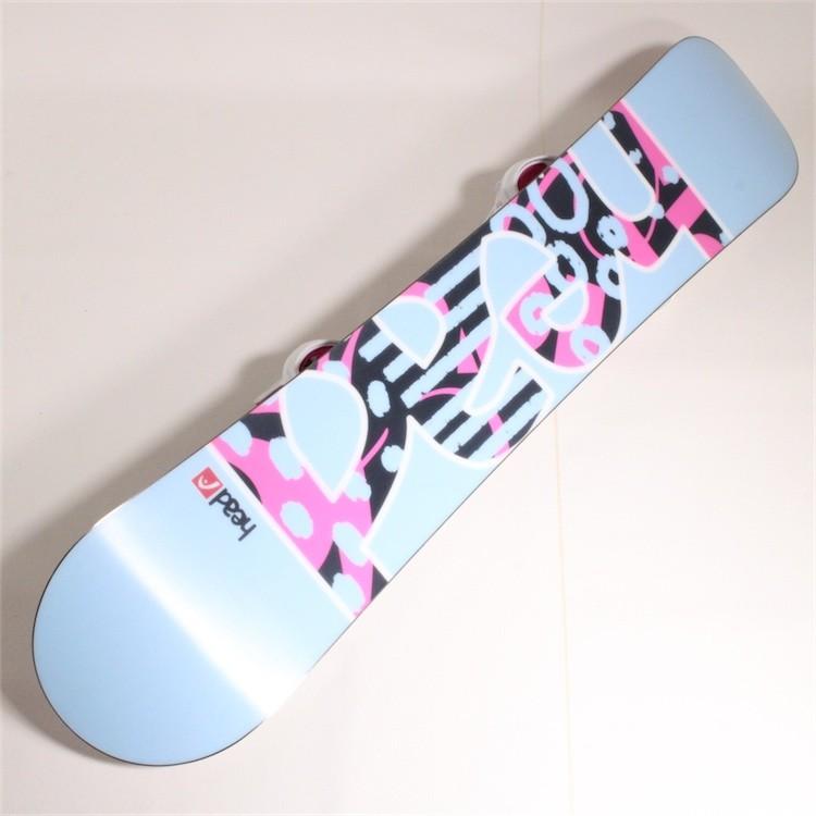 美品 HEAD/kissmark 2点セット ボードケース付 サイズ142cm 【中古
