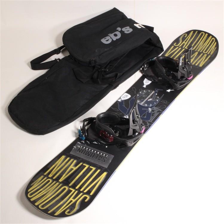 美品 14-15 SALOMON Villain/Pact 2点セット ケース付 150cm 【中古