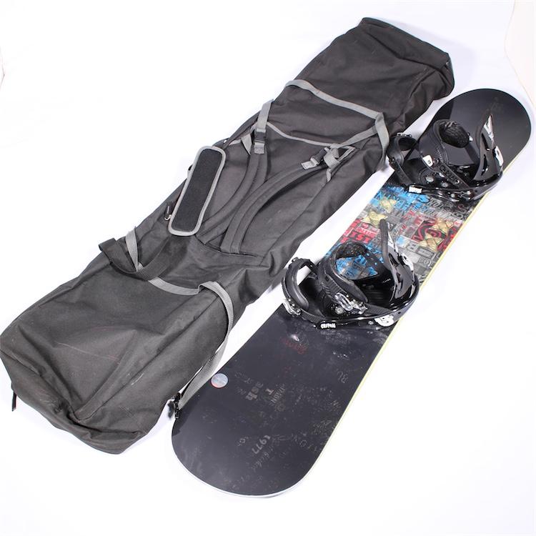 スノーボード板/ビンディングセット/BURTONバートン/151cm/ケース付