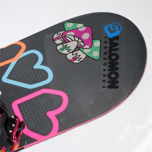 SALOMONヴィンディング付き　ボード板　ケース付き SALOMON（サロモン） 美品 SALOMON Spark/Rhythm 2点セット ケース付