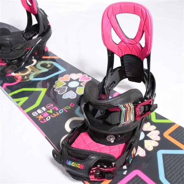 SALOMON（サロモン） ボード2点セット ケース付 サイズ138cm 【中古