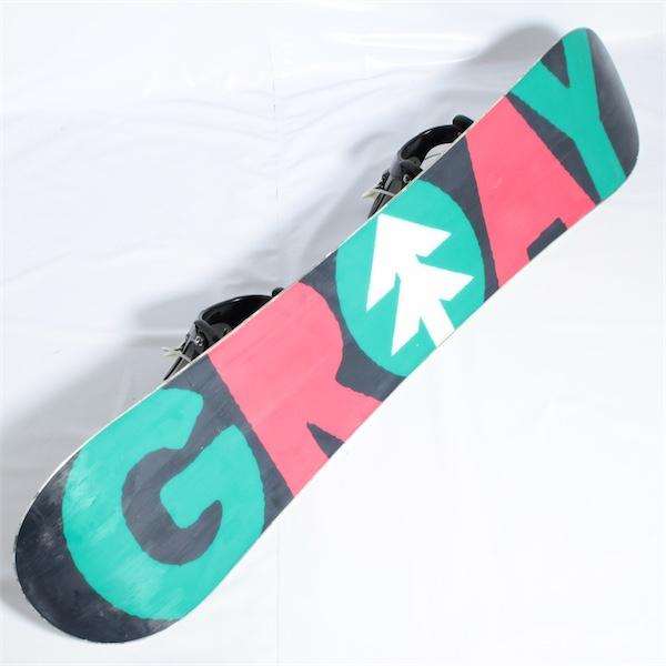 16-17 GRAY/FLOW ボード2点セット ケース付 サイズ116cm 【中古 