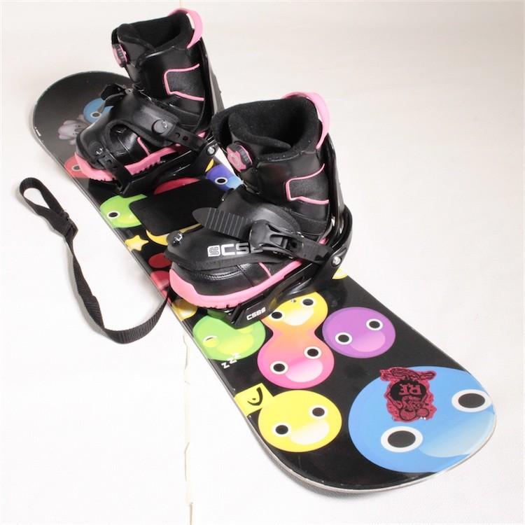 1516 HEAD Ambitious Kid ボード/バイン/ブーツ 3点セット 【中古】スノーボード ボードセット スノボ ヘッド キッズ 子供用 2016年 型落ち cinf009