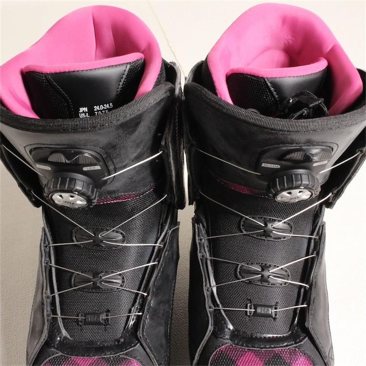 Kissmark ダイヤル式 ブーツ サイズ24 0cm 中古 スノーボード ブーツ 靴 スノボ キスマーク ソフト 初心者向け レディース 型落ち Iicd001 ヨコノリネット 通販 Yahoo ショッピング