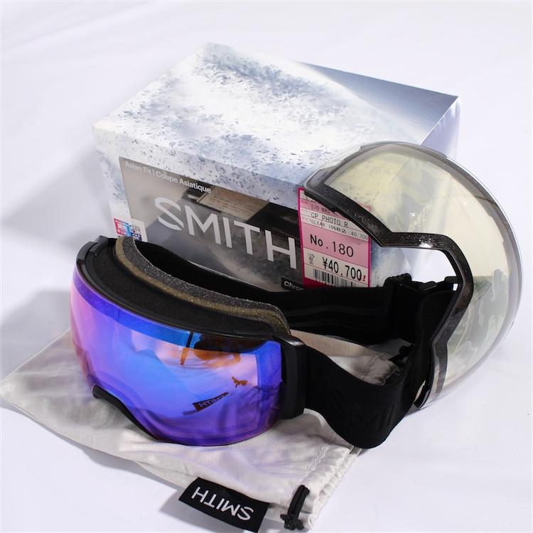 美品 19-20 SMITH I/O MAG XL Blackout 【中古】スノーボード ゴーグル 