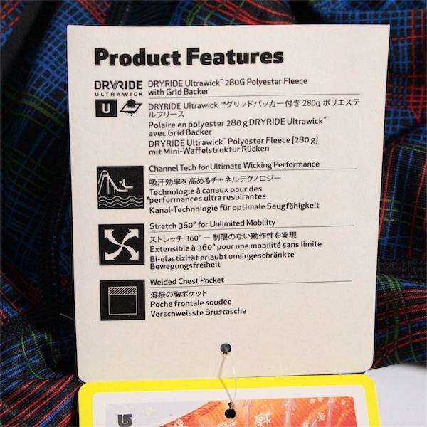 BURTON（バートン） 未使用 BURTON ak Men's Select Top サイズXL 【未