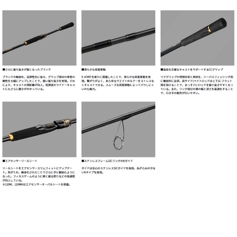 DAIWA（ダイワ） ラテオ 110MH-4・K 【大型商品120】 : つり具のヨコオ 