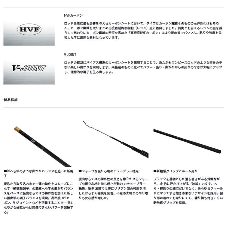 DAIWA（ダイワ） 波紋 硬調12・J 【大型商品140】 : つり具のヨコオ