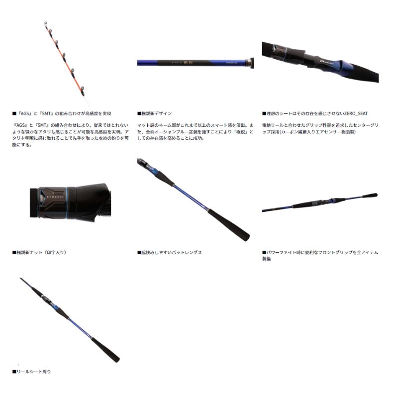DAIWA（ダイワ） ダイワ極鋭MG82H-200【大型商品140】 : つり具の