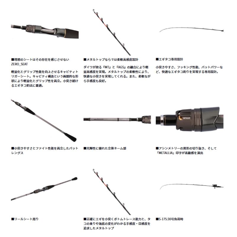 DAIWA（ダイワ） ダイワメタリアエギタコS-175・J【大型商品160