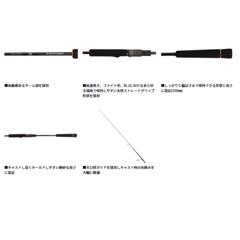 DAIWA（釣り） ダイワ アウトレイジ BR BLJ 68HS 【大型商品1