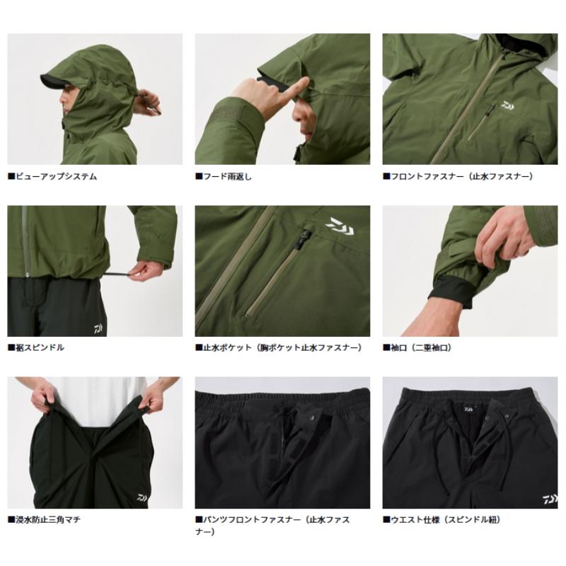 ダイワ DW-3525 RAINMAX(R)ウインタースーツ ＃ガンメタル ＃XL【大型商品120】の画像