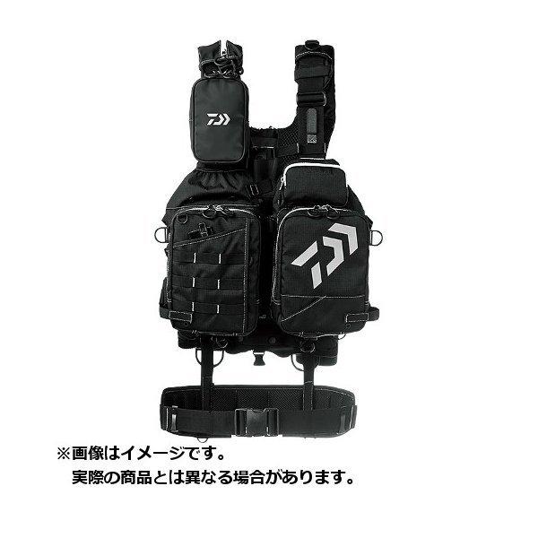 ダイワ ウェア 19 ベンチクールゲームベストIV DF-6109 (サイズ:フリー) (カラー:ブラック×ホワイト)