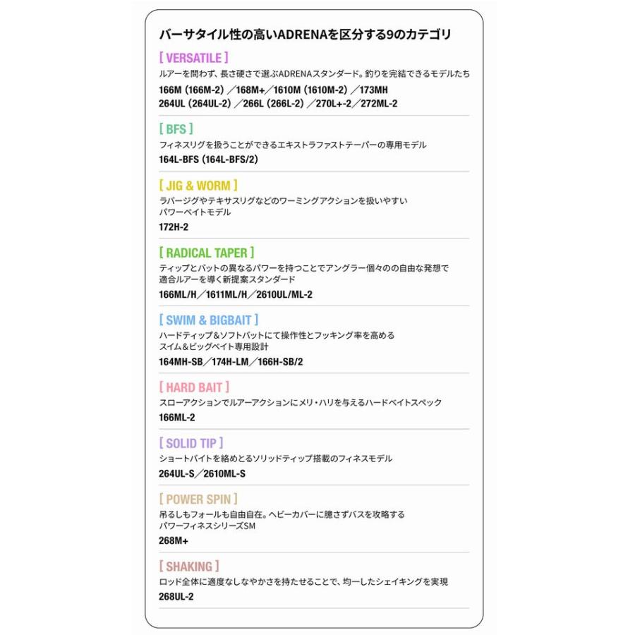 シマノ 24 ポイズンアドレナ 266L【大型商品3】｜yokoonet｜04