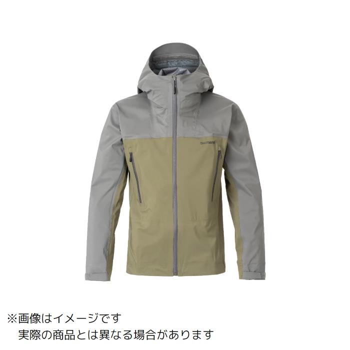 シマノ RA-023W アングラーズシェル ジャケット01 ＃チャコールカーキ 