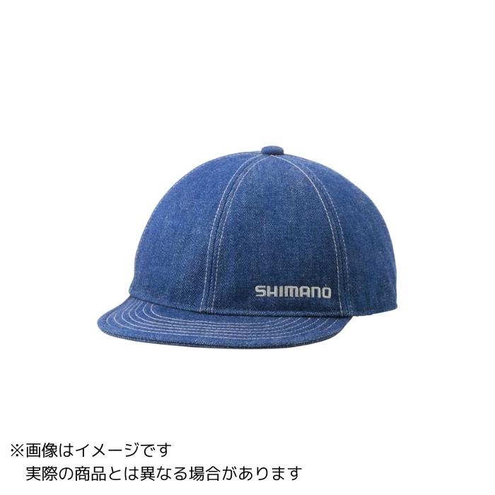 シマノ（SHIMANO） シマノデニムキャップCA-033W＃ブルー＃M : つり具