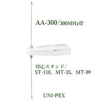 UNI-PEX ワイヤレスアンテナ AA-300 ユニペックス AA-300 ワイヤレスアンテナ/300MHz帯/代引不可
