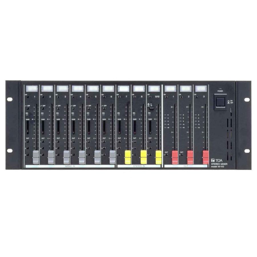 動作美品　TOA M-110 ステレオミキサー ステレオミキサー (M-110) | TOA株式会社